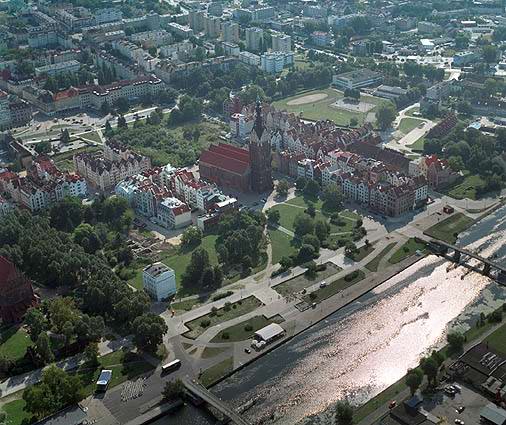 Elblag - Bird's eye view