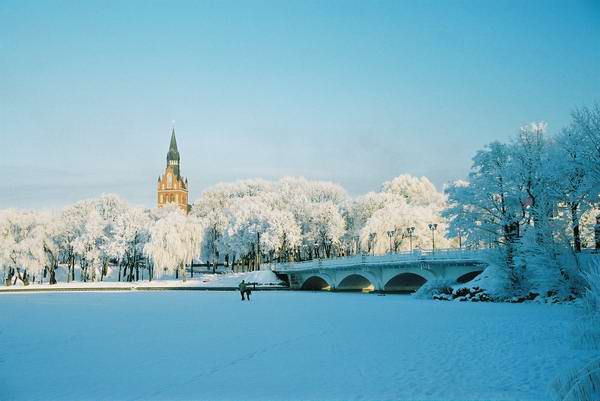 E�k - Widok na miasto zim�