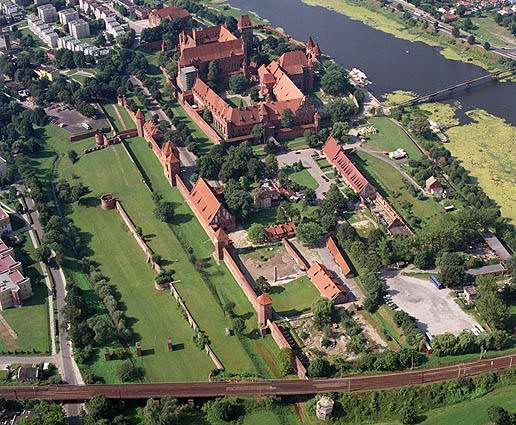 Malbork - Bird's eye view