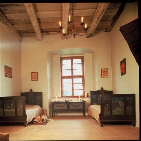 Mor�g - Komnata sypialna Zamku Mor�g.