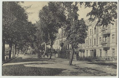 Olsztyn - Ulica kr�lewska 1916