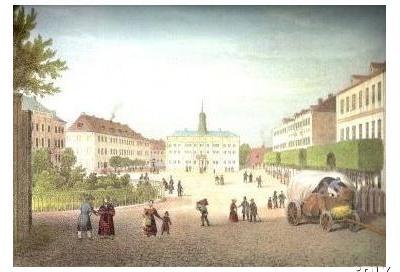 Elbl�g - Plac Fryderyka Wilhelma 1840