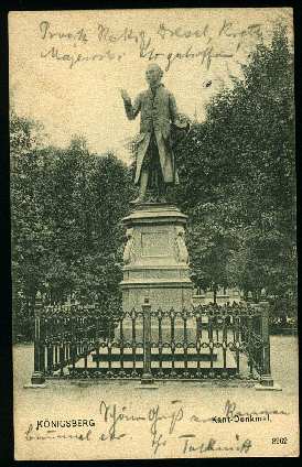 K�nigsberg - Kant-Denkmal 1906