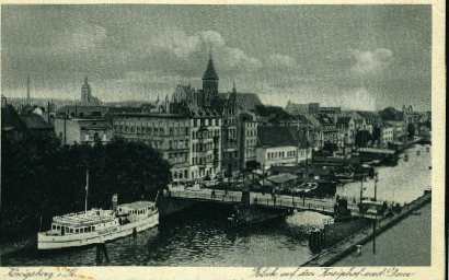K�nigsberg - Blick auf dem Kneiphof und Dom 