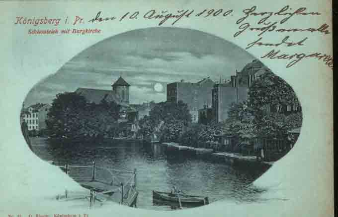K�nigsberg - Schlo�teich mit Burgkirche