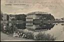 Insterburg - Schlo�teich mit Schlo� 1915